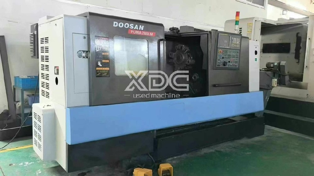 Used  Korean original Doosan PUMA280LM car milling composite for Sale